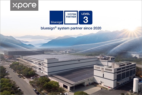 BenQ Materials Xpore Yunlin Facility Awarded bluesign® Level 3 PROGRESSIVE Rating