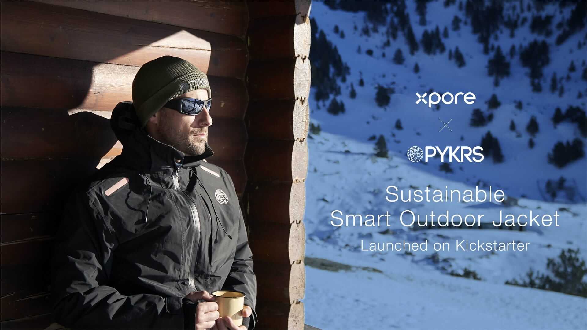 PYKRS x Xpore: Sustainable Smart Outdoor Jacket Launched on Kickstarter