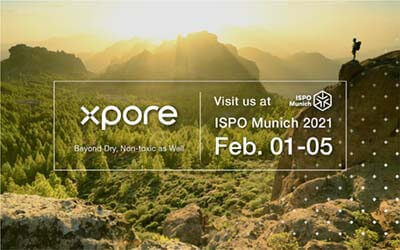 More Wins for Xpore! ISPO TEXTRENDS 2021 BEST PRODUCT and Other Awards