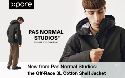 New from Pas Normal Studios: the Off-Race 3L Cotton Shell Jacket