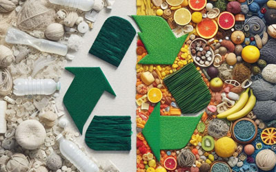 Current Circular Economy Trends in the Textile Industry & Sources of PET Recycling