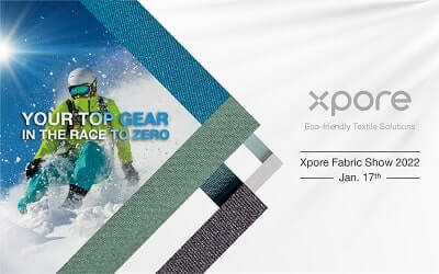 “Your Top Gear in the Race to Zero” Xpore Launches Online Fabric Show on Jan. 17th
