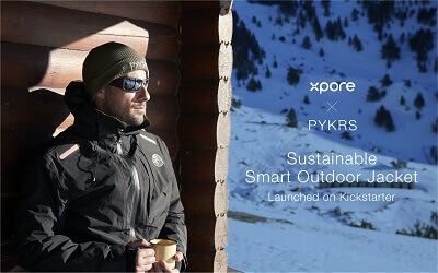 PYKRS x Xpore: Sustainable Smart Outdoor Jacket Launched on Kickstarter